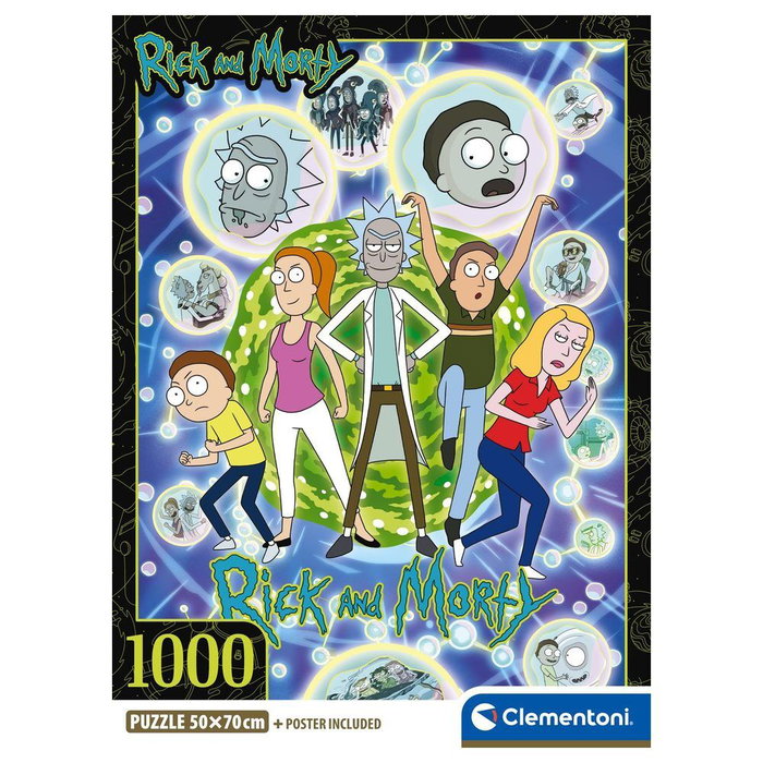 CLEMENTONI Puzzle Rick and Morty 1, 1000 Piezas