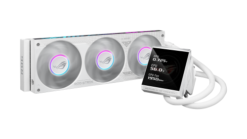 ASUS ROG Strix LC IV 360 ARGB LCD White Edition Blanco