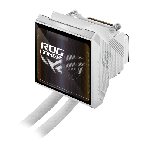 ASUS ROG Strix LC IV 360 ARGB LCD White Edition Blanco