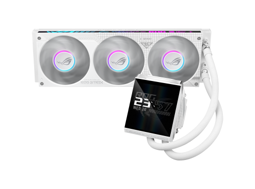 ASUS ROG Strix LC IV 360 ARGB LCD White Edition Blanco