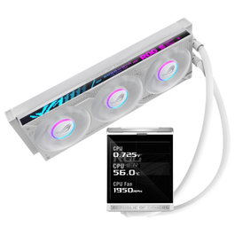 ASUS ROG Strix LC IV 360 ARGB LCD White Edition Blanco