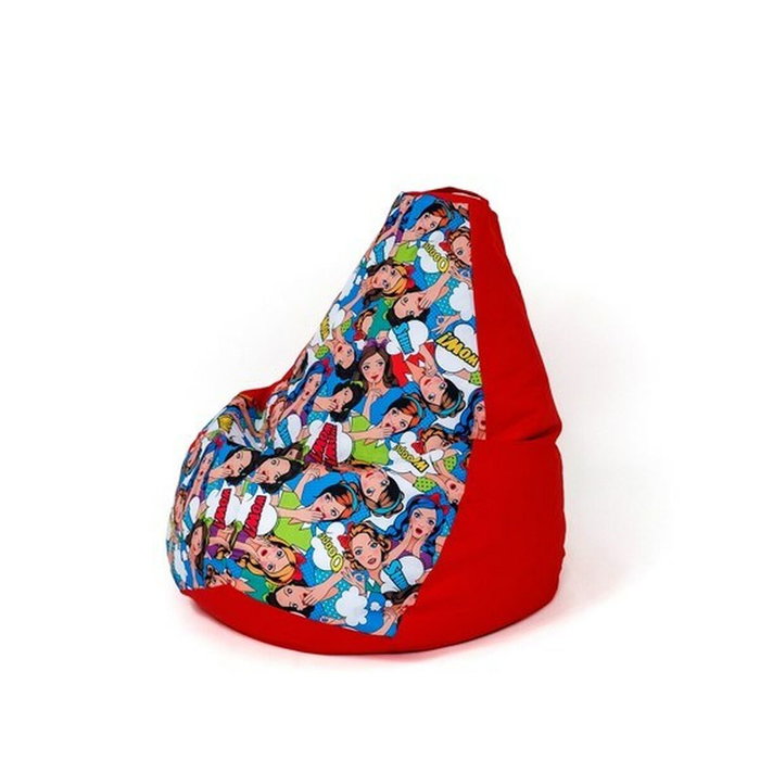 Puff GO GIFT Rojo 105 x 80 cm Pera Puff GO GIFT Rojo 105 x 80 cm Pera