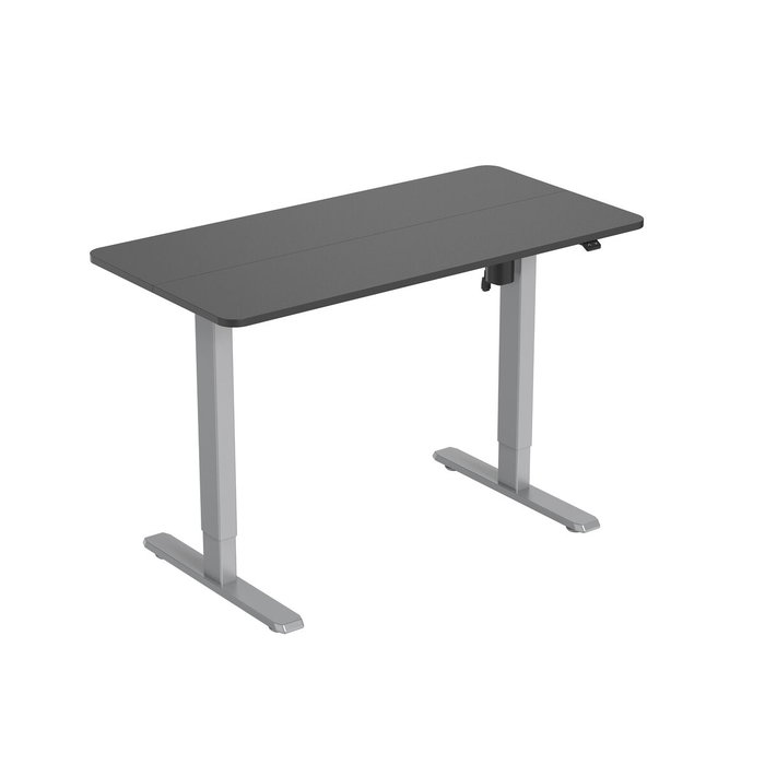 Equip Mesa eléctrica ergonómica de altura regulable con control táctil, tablero negro 120x60cm y estructura gris (68-118cm) Equip Mesa eléctrica ergonómica de altura regulable con control táctil, tablero negro 120x60cm y estructura gris (68-118cm)