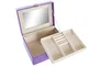 DKD Home Decor Joyero Glam Lila 13 x 8.5 x 17 cm