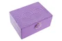 DKD Home Decor Joyero Glam Lila 13 x 8.5 x 17 cm