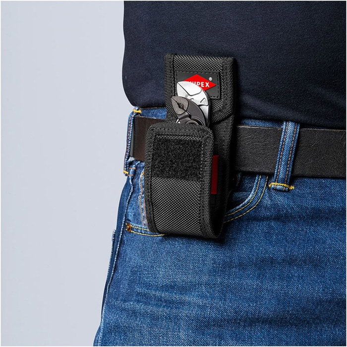 Knipex Juego de Alicates Mini 86 03 125 y 87 01 125 para Cinturón con Portaherramientas y Bolsa