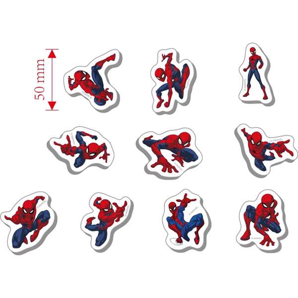 Safta Set de 10 Gomas de Borrar Spider-Man 25x30 cm