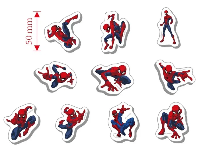 Safta Set de 10 Gomas de Borrar Spiderman Safta Set de 10 Gomas de Borrar Spiderman