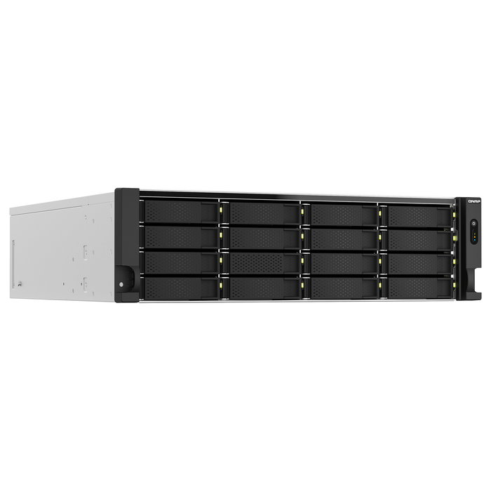 QNAP TS-h2287XU-RP-E2336-32G NAS Rack 3U 22 Bay, Intel Xeon E-2336 6 Núcleos, 32GB DDR4 ECC, QuTS hero, para Grandes Empresas