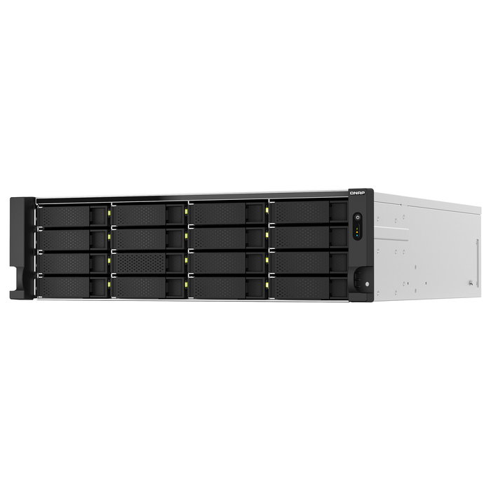 QNAP TS-h2287XU-RP-E2336-32G NAS Rack 3U 22 Bay, Intel Xeon E-2336 6 Núcleos, 32GB DDR4 ECC, QuTS hero, para Grandes Empresas