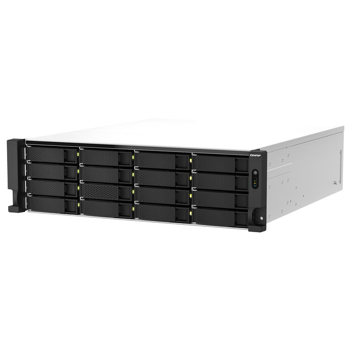 QNAP TS-h2287XU-RP-E2336-32G NAS Rack 3U 22 Bay, Intel Xeon E-2336 6 Núcleos, 32GB DDR4 ECC, QuTS hero, para Grandes Empresas