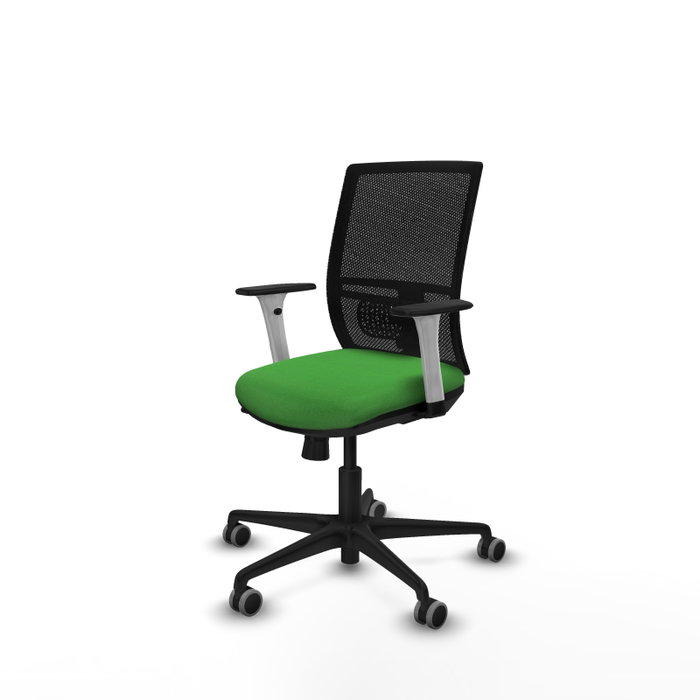 PIQUERAS Y CRESPO Silla de oficina Yunquera Verde con mecanismo Sincro/Traslack