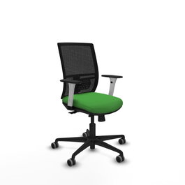 PIQUERAS Y CRESPO Silla de oficina Yunquera Verde con mecanismo Sincro/Traslack