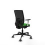 PIQUERAS Y CRESPO Silla de oficina Yunquera Verde con mecanismo Sincro/Traslack