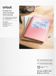 Cricut Vinilo Imprimible A4 - 12 Hojas (Blanco)
