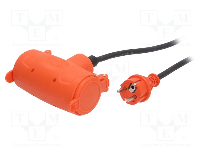 JONEX Prolongador de alimentación H05RR-F 3G1,5mm2 10m Negro JONEX Prolongador de alimentación H05RR-F 3G1,5mm2 10m Negro