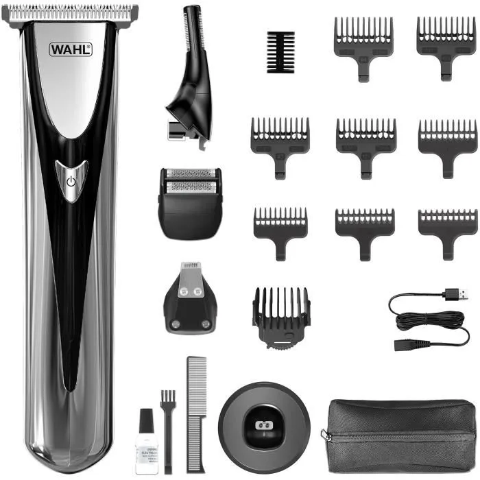 Wahl Cortapelos multifunción Elite Groom WAH0043917039312 240 V 150 min Plateado/Negro