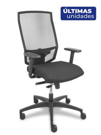 DAUPHIN Just Magic Silla de Oficina con Mecanismo Sincro/Traslack Negro