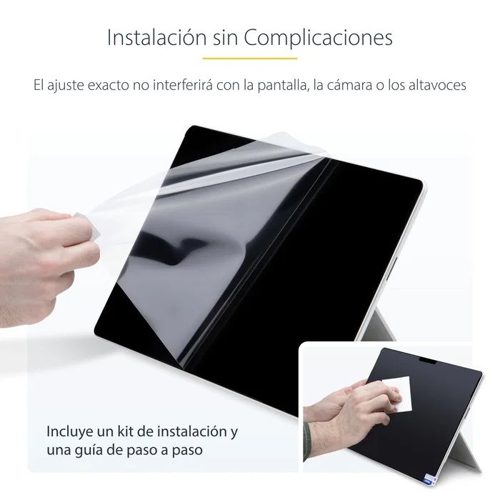 StarTech Filtro de Privacidad para Surface Pro 8/9/X 13 Pulgadas - Protector Anti Espías 4 Direcciones, Táctil, Antirreflejos y Reductor Luz Azul hasta 51% - 13SP-PRIVACY-SCREEN