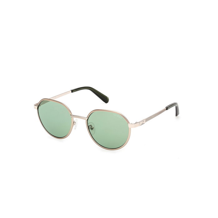 GUESS GU002075133N Gafas de sol redondas doradas con cristal verde