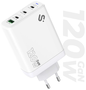 Subblim Cargador GaN 120W 4 Puertos (3x USB-C + 1x USB-A) Blanco