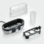 Severin Cocina para Huevos EK 3163 para 3 Huevos, Acero Inoxidable, Color Negro