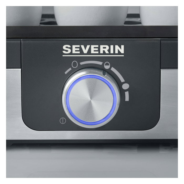 Severin EK 3163 Cocedora de huevos para 3 huevos, Acero inoxidable Severin EK 3163 Cocedora de huevos para 3 huevos, Acero inoxidable