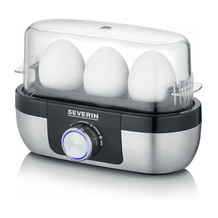 Severin EK 3163 Cocedora de huevos para 3 huevos, Acero inoxidable Severin EK 3163 Cocedora de huevos para 3 huevos, Acero inoxidable