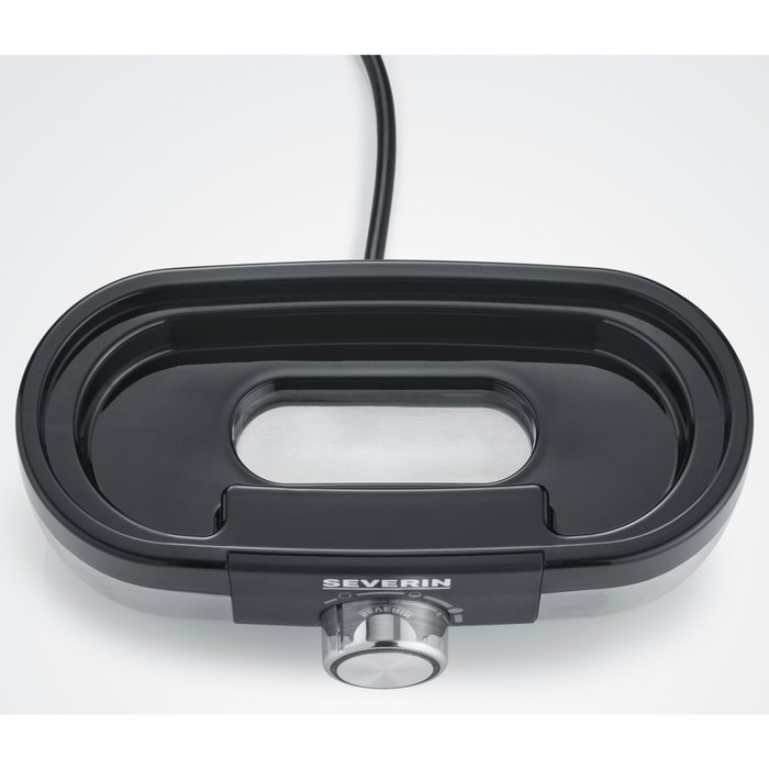 Severin Cocedor de huevos EK 3163, 3 huevos, Acero inoxidable/Negro