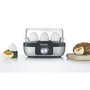 Severin Cocedor de huevos EK 3163, 3 huevos, Acero inoxidable/Negro
