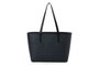 Vince Camuto Bolso Tote Negro Monogrammed Black de Piel de Polivinilo 32x11x24 cm
