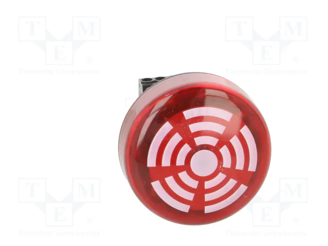 WERMA Señalizador luminoso y sonoro rojo 24VDC 22mm