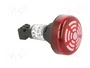 WERMA Señalizador luminoso y sonoro rojo 24VDC 22mm