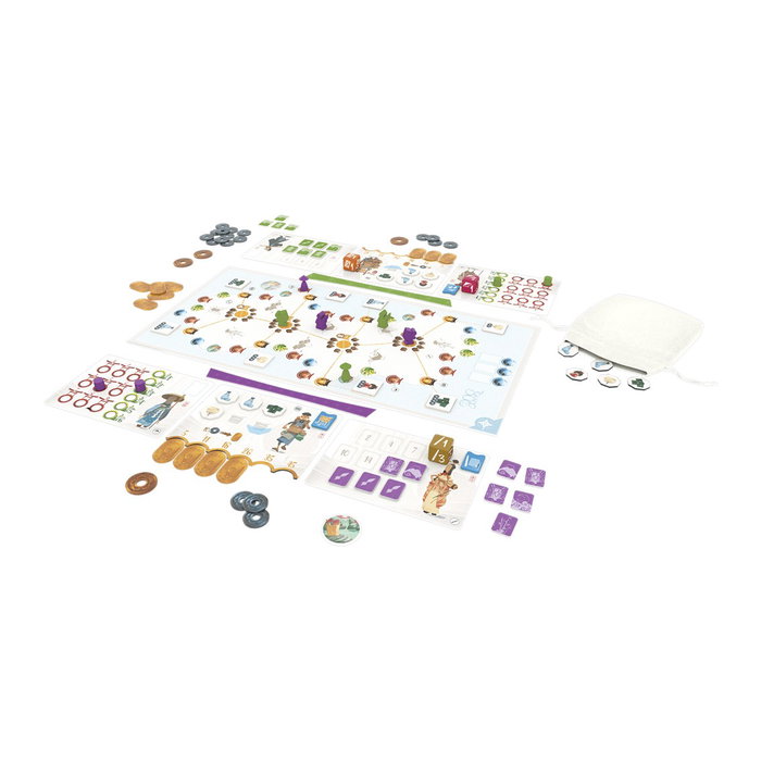 Funforge Tokaido Duo TKDDUOSP01 Juego de Mesa Tablero para 2 Jugadores, Edad 8+ Años, Duración 20-30 Min, Idioma Español