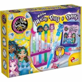 Lisciani Giochi Bolígrafos y diario mágicos - Kit creativo - THE MOON ACADEMY