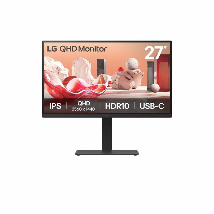 LG 27BA75QB-B.AEU Monitor Profesional 27 pulg. QHD IPS 100Hz Negro
