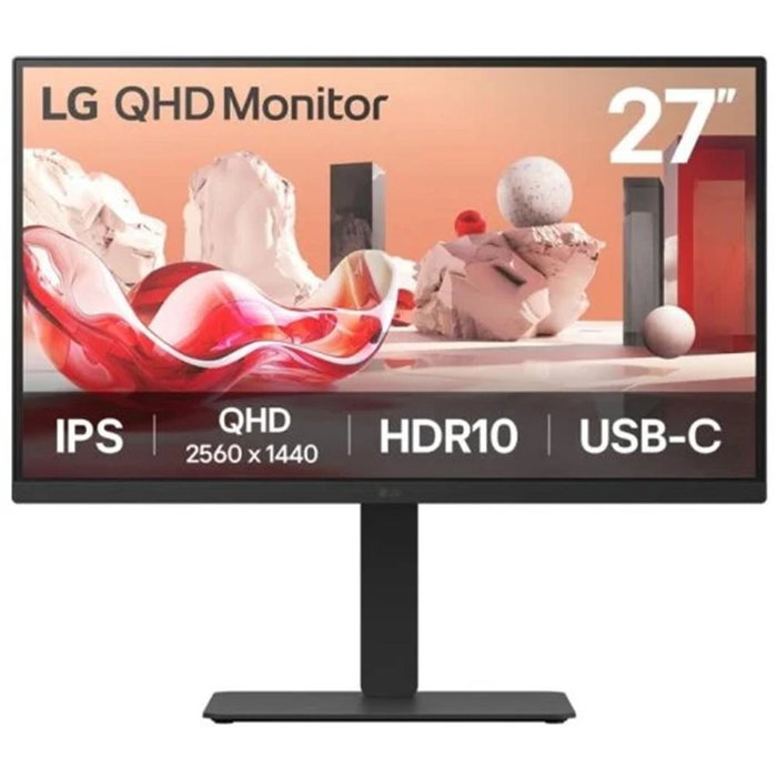 LG 27BA75QB-B.AEU Monitor Profesional 27 pulg. QHD IPS 100Hz Negro