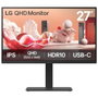 LG 27BA75QB-B.AEU Monitor Profesional 27 pulg. QHD IPS 100Hz Negro