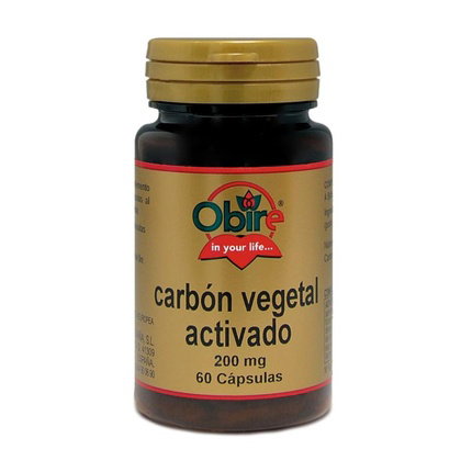 OBIRE Carbón Vegetal Activado 60 cápsulas