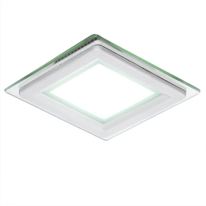 Foco Downlight LED 6W 600Lm 2700K Cuadrado Cristal 40.000H [GR-MB02-6W-WW]