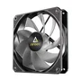 Antec Ventilador PC P12R ARGB Negro 120mm, PWM, 4-pin Fan & 3-pin ARGB, 600-1500 RPM, 55-61 CFM, Rodamiento Hidráulico