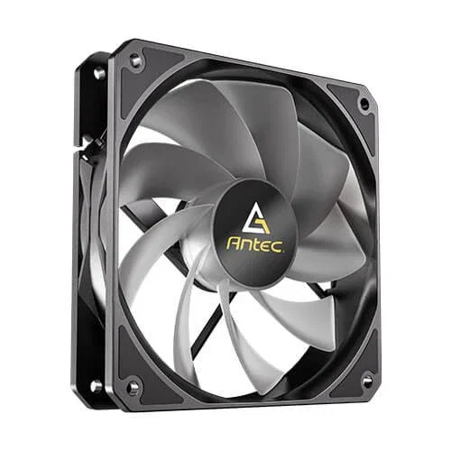 Antec Ventilador PC P12R ARGB Negro 120mm, PWM, 4-pin Fan & 3-pin ARGB, 600-1500 RPM, 55-61 CFM, Rodamiento Hidráulico