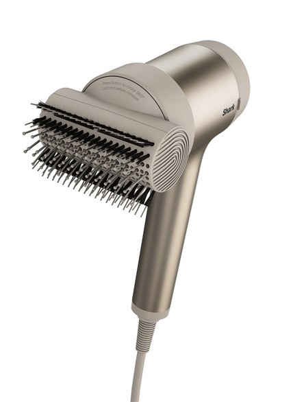 Shark HD120SLEU Secador de Pelo Style iQ Champagne con 3 Accesorios Inteligentes para Todo Tipo de Cabello