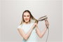 Shark HD120SLEU Secador de Pelo Style iQ Champagne con 3 Accesorios Inteligentes para Todo Tipo de Cabello