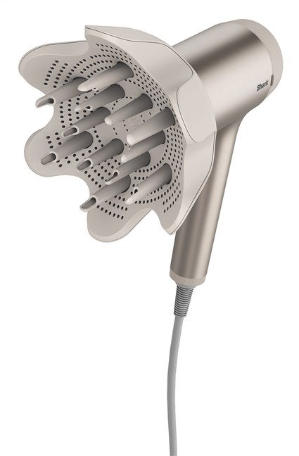 Shark HD120SLEU Secador de Pelo Style iQ Champagne con 3 Accesorios Inteligentes para Todo Tipo de Cabello