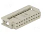 HARTING Conector IDC hembra de 20 pines recto 2,54mm