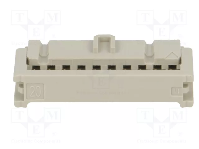 HARTING Conector IDC hembra de 20 pines recto 2,54mm