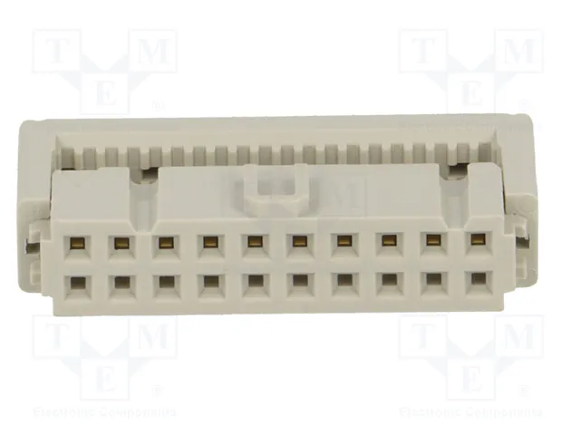 HARTING Conector IDC hembra de 20 pines recto 2,54mm