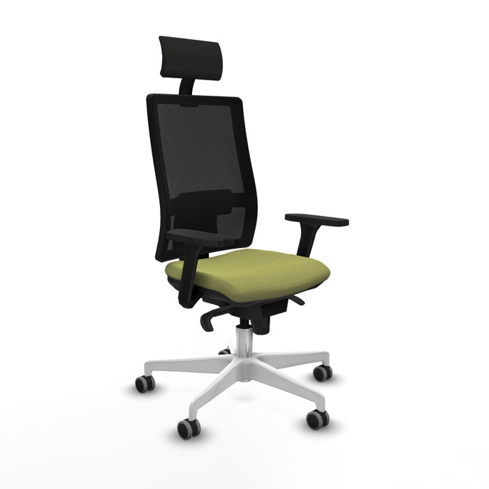 PIQUERAS Y CRESPO Silla de oficina Horna con mecanismo Sincro, Verde oliva y Negro PIQUERAS Y CRESPO Silla de oficina Horna con mecanismo Sincro, Verde oliva y Negro