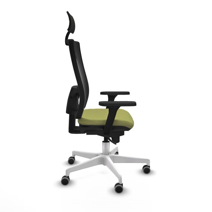 PIQUERAS Y CRESPO Silla de oficina Horna con mecanismo Sincro, Verde oliva y Negro PIQUERAS Y CRESPO Silla de oficina Horna con mecanismo Sincro, Verde oliva y Negro